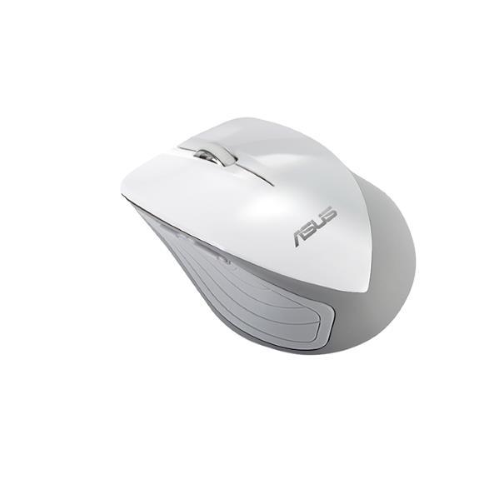 ASUS WT465 - Mouse - ottica - senza fili - 2.4 GHz - ricevitore wireless USB - bianco